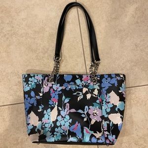 NWOT Calvin Klein Purse Floral Design 16x10x5.5
